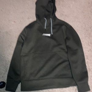 American Eagle Oversized Dark Green Mens Hoodie